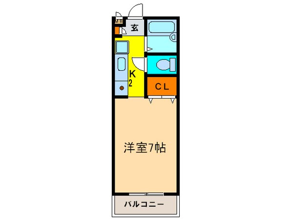 リヴェール西出の物件間取画像